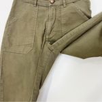 Marine layer  Maya Utility Slim Straight Carpenter Crop Pants Olive Green Photo 5