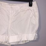 Old Navy White Low Rise Folded Hem Summer Shorts Photo 2