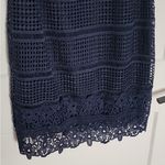 Abercrombie & Fitch 154  Lace Summer Vacation Wedding Guest Navy Dress XS Photo 3