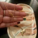 LISA SAYS GAH Cowboy Boot Necklace Gold Photo 3