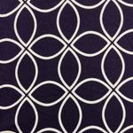 Talbots Jersey Pull On A-Line Maxi Skirt Navy/Baby Blue Geometric Print Size L Photo 3