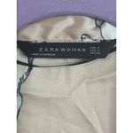 ZARA cat print silky ‘fashion pajama’ blogger favorite blouse top, size small Photo 6