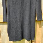 Say What? Say What Black Knit Rhinestone Beaded Bodycon Long Sleeves Mini Dress L Photo 5