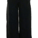 ZARA  Cropped Flare Black Denim - Size 4 Photo 0