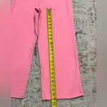 Judy Blue  High Rise Control Top Wide Leg Crop Jeans Pink size 7/28 Photo 7