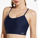 Baleaf Women's Athletic Swim Bralette Modest Bikini Tops Midkini Sports Bra Swimsuit UPF 50 Photo 0