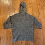 Old Navy  grey ribbed hooded sweater size xs Photo 6
