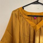 Vince Camuto NWT  “Delicate Ditsy” Blouse – XL – Golden Spice – MSRP $79 Photo 6