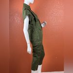 L'ATISTE Oversize Mint Green Utility Jumpsuit Button-Front Pockets S Small A3 Photo 8