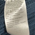 J Jason Wu Peplum Sweater M QVC Rib Knit Flared Hem Navy Blue Cotton Blend Size M Photo 6