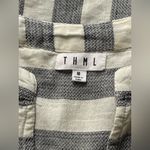 THML  Gray and White Striped Tank with Pink and Orange Tassels Photo 2