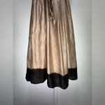 Banana Republic Vintage 100% silk cream and brown  Dress Size 12 Photo 2