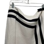 Rena Lange Knee Length Skirt Black and White Size 16 Photo 2