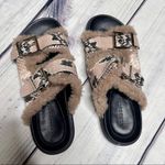 Aerosoles  Olivia Snakeskin Platform Sandals Women’s Size 6 Fur Lined Photo 7