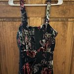 Lulus Blissful Evening Black Floral Velvet Burnout Maxi Dress - Size M Photo 1
