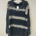 Free People  Tie Dye Sunset Tee in Blue Motif Size Large NWT Photo 1