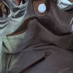 Michael Kors Tiger Print Marina Canvas Tote Bag with Rope Handles Brown Photo 8