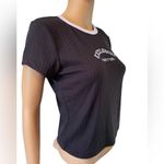 Stella Tweed NEW Black White Exclusive Party Girl Novelty Bimbo Cropped T Shirt Photo 2