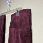 Steve Madden Balen Leather Suede Knee High Slouch Boot Burgundy 6 Photo 4