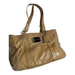 Calvin Klein Snake Skin Embossed Tan Shoulder Bag Photo 3