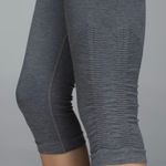 Lululemon In the Flow Crop II. Size 4. Color: Heathered Slate Photo 2