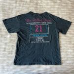 Free People Black Pink Blue Rolling Stones 78 Ticket Boyfriend Oversized T-Shirt Photo 61