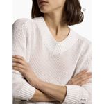 Ralph Lauren Polo  Women’s Linen-Cotton white V-Neck Sweater Size XXL Photo 1