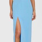 Amanda Uprichard  size Small Cherri Gown Pacific Blue Sweetheart Strapless Maxi Photo 0