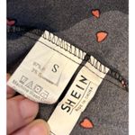 SheIn Cami Baby Doll Top Y2K Hearts Cropped Bow Front Halter Valentine SZ SM  Photo 7