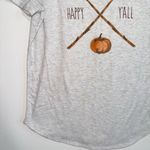 Maurice's Graphic Tee Happy Fall Y’all Light Gray Pumpkins Photo 5