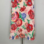 Everly  Boho Floral Sleeveless High-Neck Swing Dress, Sz Small Photo 5