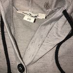 Simply Noelle oversized medium, cape style, hooded, functional pockets, pit to pit measures 33, length is 28 Photo 3