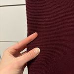 The Reset R Label Essential Pullover Wool Dolman Short Sleeve Sweater MAROON Photo 5