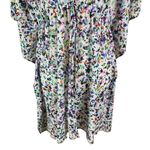 Gottex Profile By  Floral Print Sheer Swim Cover Up Kimono Tunic Boho Small‎ Photo 2