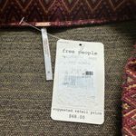 Free People red & yellow knit mini skirt size M NWT Photo 4