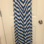 Tommy Bahama  Blue Stripe Maxi Dress Size Small Photo 4