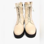 Aerosoles  Women's Cream Lace-Up Boots Size 11 Photo 2