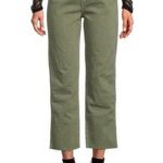 Veronica Beard Blake Crop Classic Straight in Clover size 28 (6) Photo 0