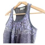 Athleta Floral Print Active Tank Adjustable Bottom Racerback Yoga Hippie Y2K XS Photo 6