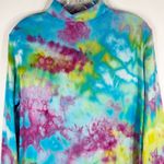 kim rogers Falling in‎ Love  Large Top Handmade Tie Dye Blue Purple Yellow 550 Photo 7