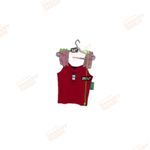 Tommy Hilfiger  Women's  Ruffle Strap Tank  Red Top Size L Photo 8