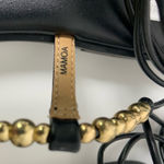 Dolce Vita Black Gold Beaded Lace Up Gladiator Flat Sandals Size 9.5 NEW IN BOX Photo 9