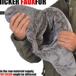 Trapper Hat Winter Warm Hats Russian Fur Hat Ushanka Eskimo Hat Ear Flap with Faux Fur for Men or Women Photo 2