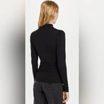 Goldie NEW Lewinter - Women - Black Ribbed Victorian Top Photo 3