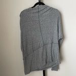 Free People  Londontown Thermal Tunic Top Grey Asymmetric Hem Bohemian Size Small Photo 2