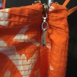Anthropologie Leifsdottir Scattered Wings Orange Asymmetrical Drape Hi-Low Skirt Photo 5