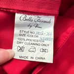 Venus Bella Formals by  Red Formal Bridesmaid Dress Embroidered Sleeveless Photo 6