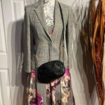 Vintage Preswick & Moore Chain soft lamb Leather Woven Purse Bag Messenger Shoulder Crossbody mini wallet clutch Photo 3