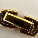 Pink black and gold tone beaded vintage necklace Photo 7