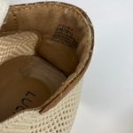 Lucky Luika Knit Sneakers Women's Size 8M Beige Tan Leather‎ Trim Slip On Photo 12